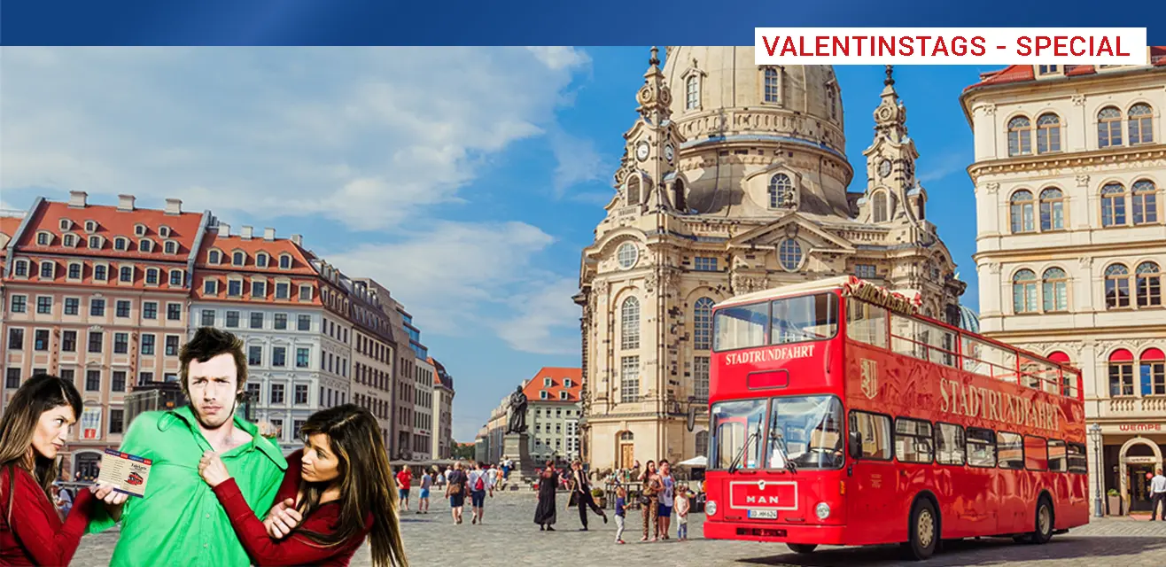Die besten Tipss zum Valentinstag in Dresden von der Stadtrundfahrt Dresden