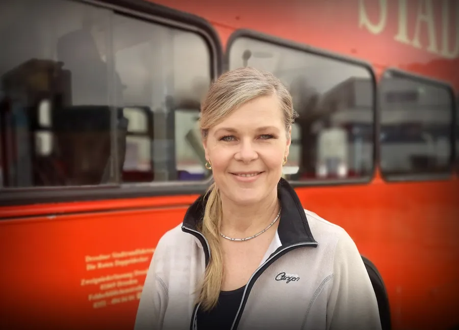 Heike - Geschäftsführerin bei der Stadtrundfahrt Dresden