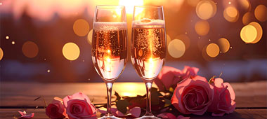 Valentinstag Tour zum 14. Februar mit Sekt